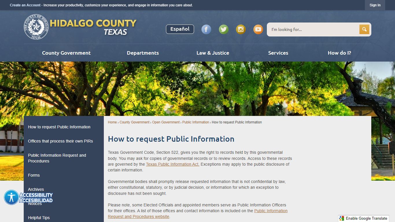 How to request Public Information - Hidalgo County, Texas